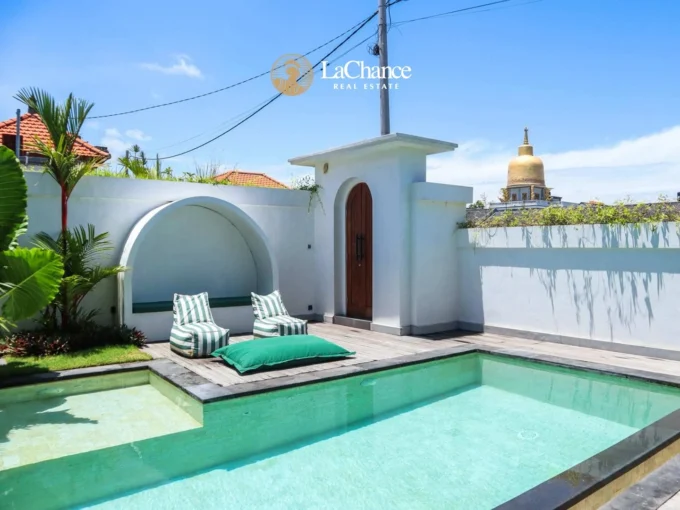 2 Bedroom Villa Seseh Bali | Rooftop Rice Field Views & Modern Living