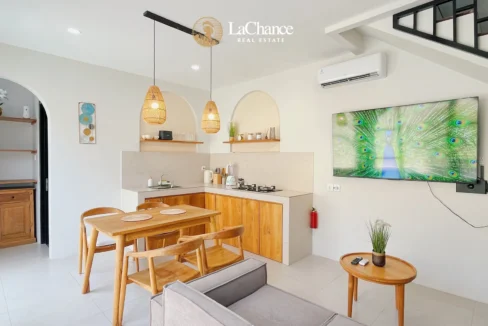 1 bedroom villa with rice field views10