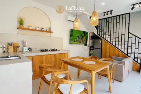 1 bedroom villa with rice field views5