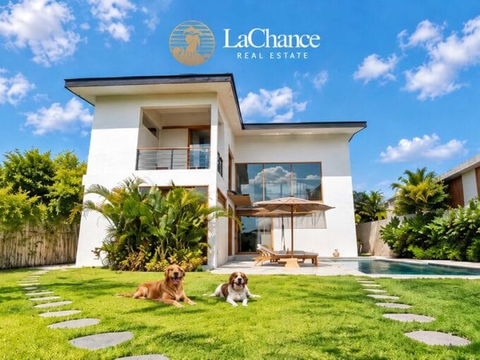 Pet-friendly villa rental in Bali with private garden