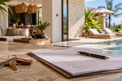 Bali villa rental contract for a long-term villa rental